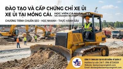 Đào Tạo Chứng Chỉ Xe Ủi Tại Móng Cái - Quảng Ninh