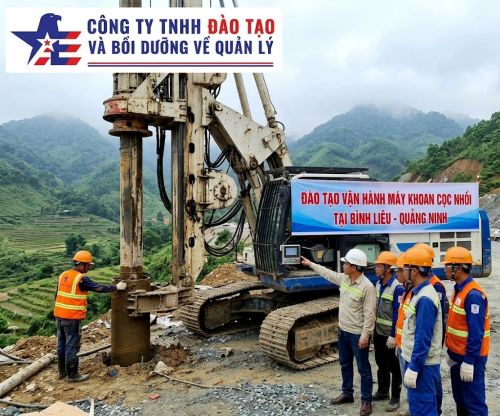 Đào Tạo Vận Hành Máy Khoan Cọc Nhồi Tại Bình Liêu - Quảng Ninh