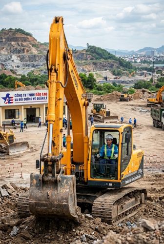 Học Lái Máy Xúc Tại Cẩm Phả - Quảng Ninh: Cấp Chứng Chỉ Uy Tín