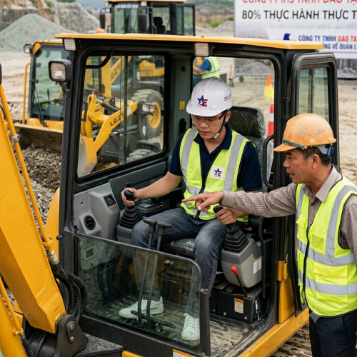 Khóa Học Lái Máy Xúc Lật Tại Quảng Yên - Quảng Ninh